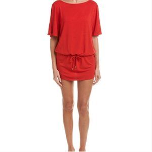 Helen Jon Tunic NWOT Boatneck Small Red